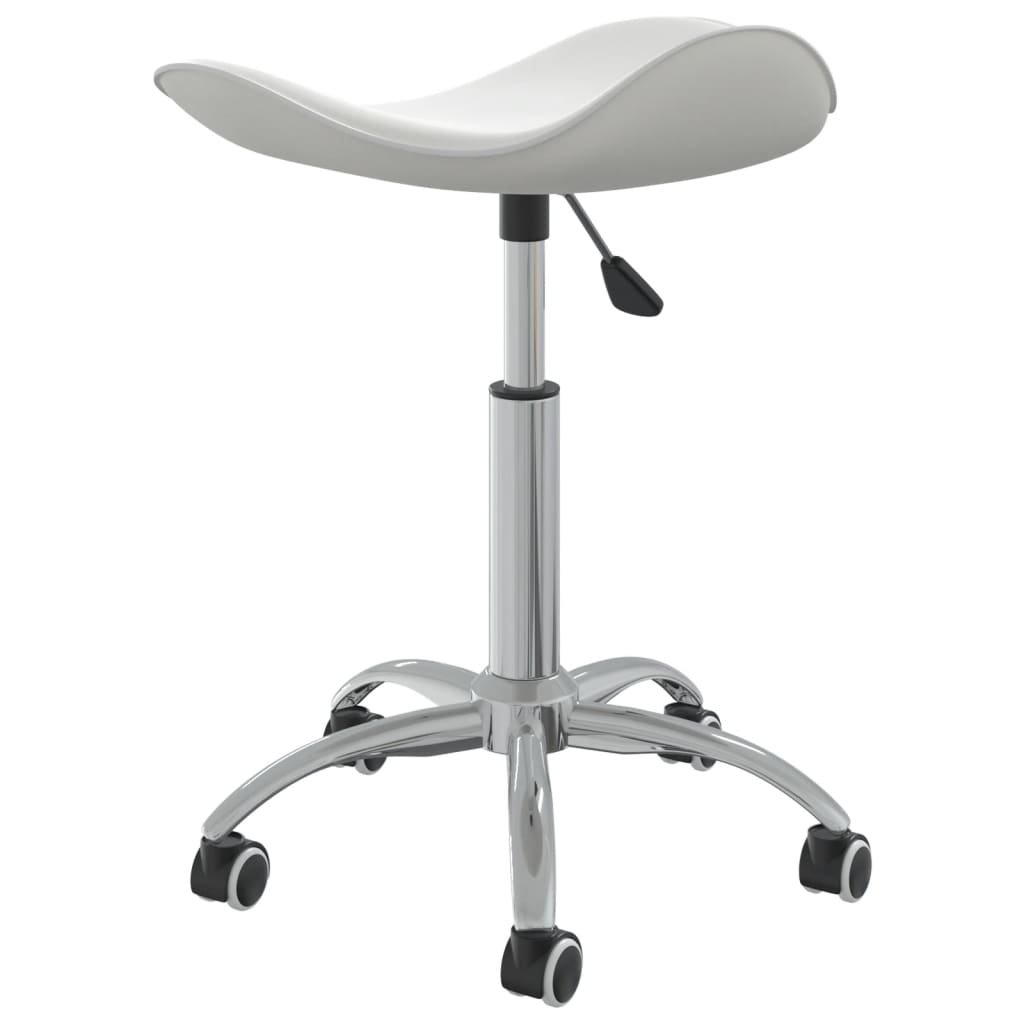 vidaXL Salonkruk kunstleer wit