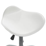 vidaXL Salonkruk kunstleer wit