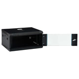 vidaXL Netwerkkast voor aan de muur 4U 19" IP20 600x450x285 mm