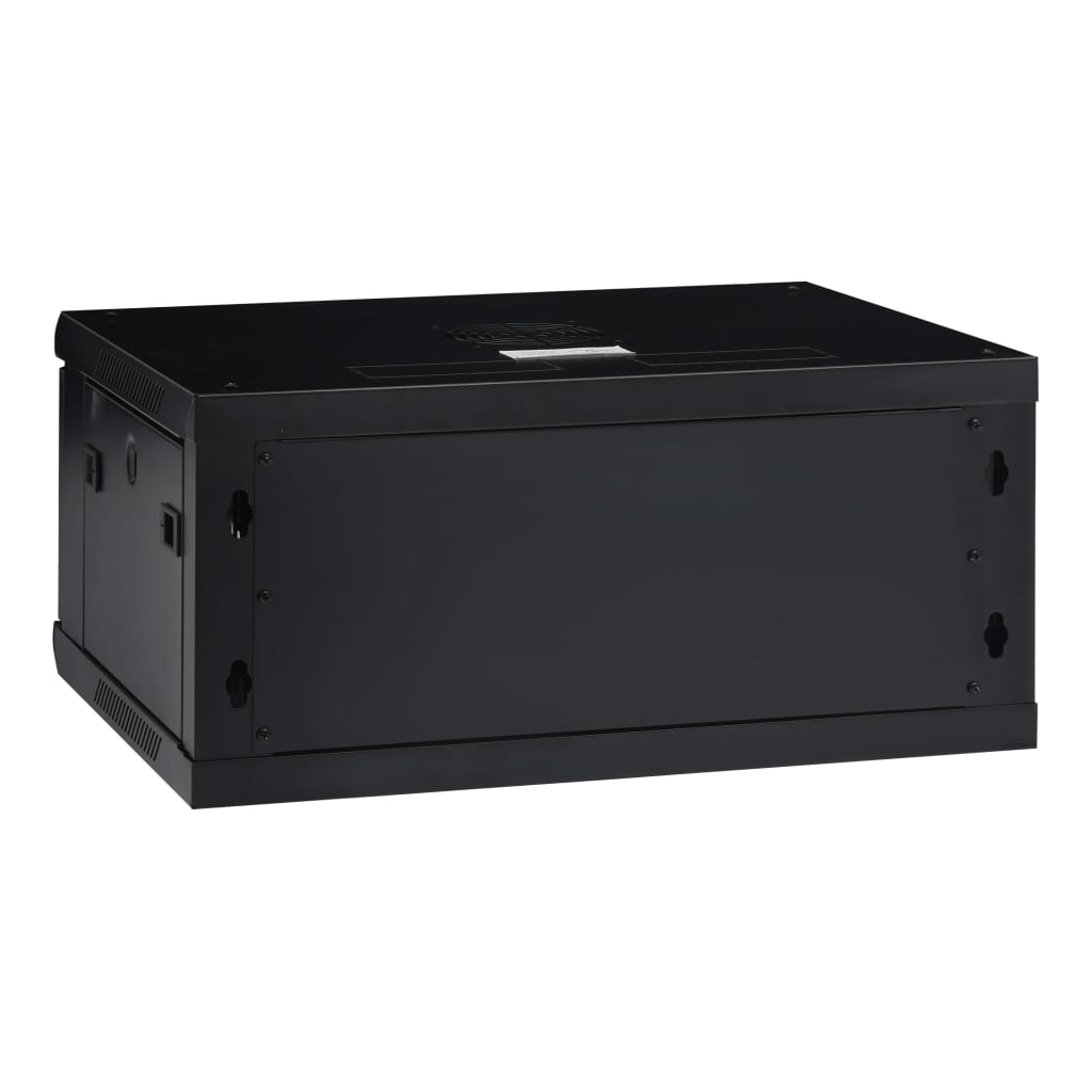 vidaXL Netwerkkast voor aan de muur 4U 19" IP20 600x450x285 mm