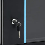 vidaXL Netwerkkast voor aan de muur 4U 19" IP20 600x450x285 mm