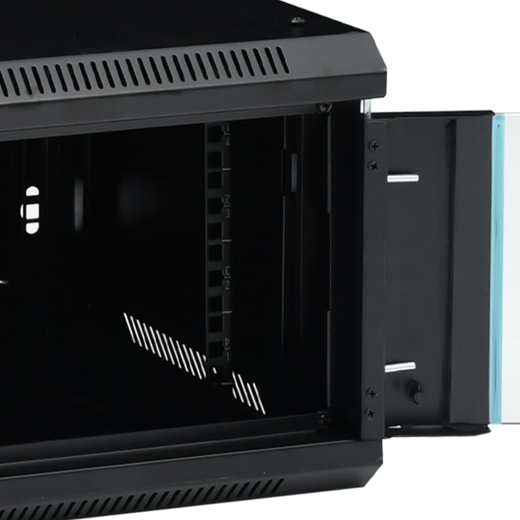 vidaXL Netwerkkast voor aan de muur 4U 19" IP20 600x450x285 mm