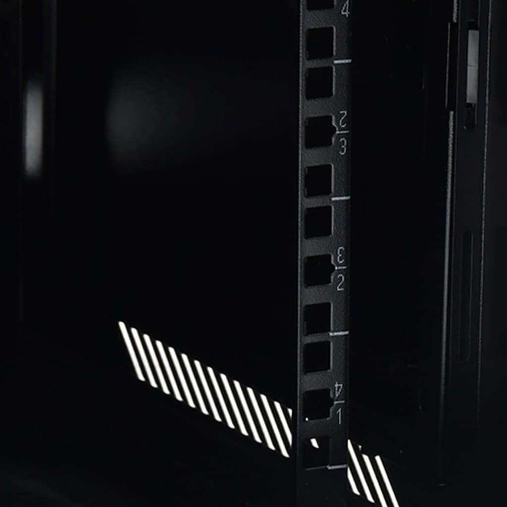 vidaXL Netwerkkast voor aan de muur 4U 19" IP20 600x450x285 mm