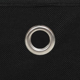 vidaXL Opbergboxen 4 st 28x28x28 cm nonwoven stof zwart