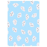 vidaXL Taille personnalisée avec impression 160x230 cm tissu blanc