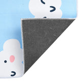 vidaXL Taille personnalisée avec impression 160x230 cm tissu blanc