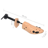 vidaXL Shoe Trees size 36-40 solid pine wood