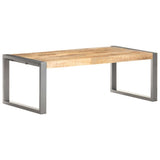 vidaXL Salontafel 110x60x40 cm ruw mangohout