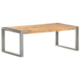 vidaXL Salontafel 110x60x40 cm ruw mangohout