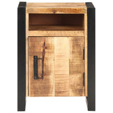 vidaXL Nachtkastje 40x35x55 cm massief mangohout