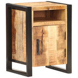 vidaXL Nachtkastje 40x35x55 cm massief mangohout