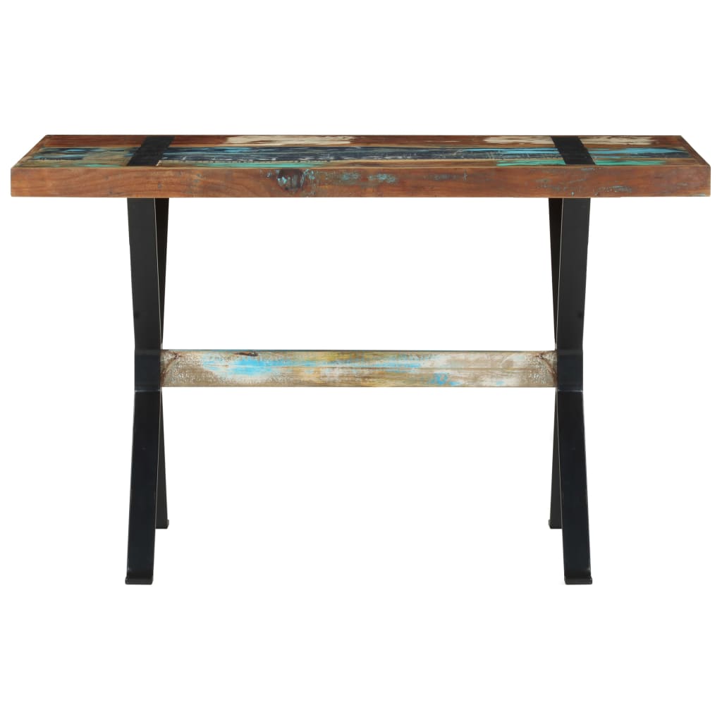 vidaXL Eettafel 120x60x76 cm bois massif recyclé