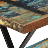 vidaXL Eettafel 120x60x76 cm bois massif recyclé