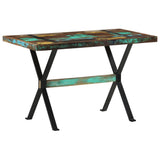 vidaXL Eettafel 120x60x76 cm bois massif recyclé
