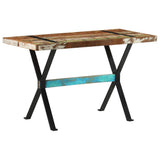 vidaXL Eettafel 120x60x76 cm bois massif recyclé