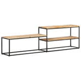 vidaXL Tv-meubel 180x30x50 cm ruw mangohout