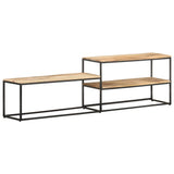 vidaXL Tv-meubel 180x30x50 cm ruw mangohout
