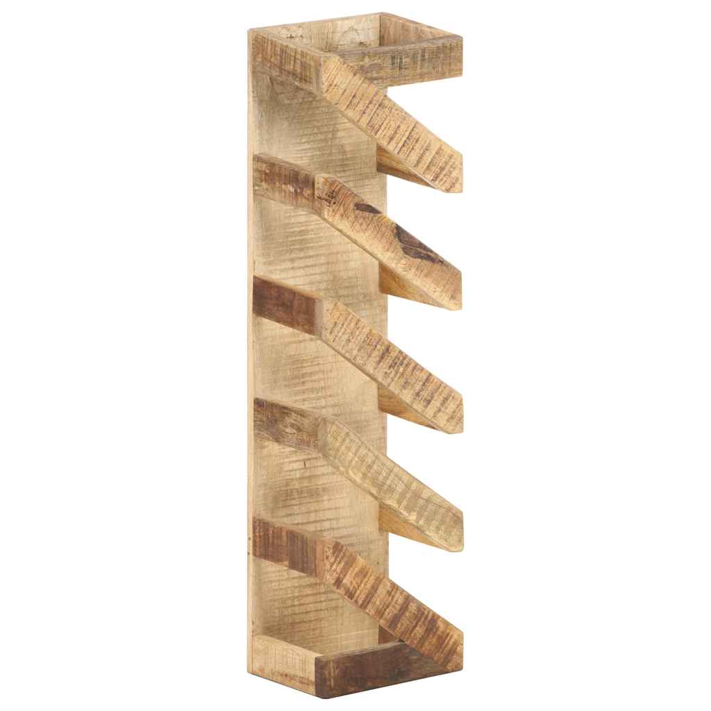vidaXL 5-Bottle Wine Rack Solid Acacia Wood