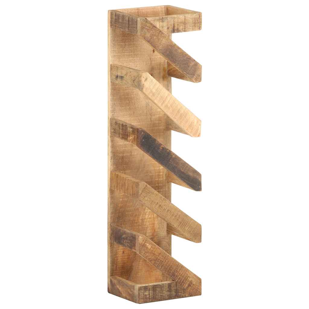 vidaXL 5-Bottle Wine Rack Solid Acacia Wood