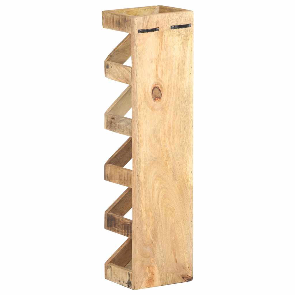 vidaXL 5-Bottle Wine Rack Solid Acacia Wood