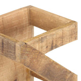 vidaXL 5-Bottle Wine Rack Solid Acacia Wood