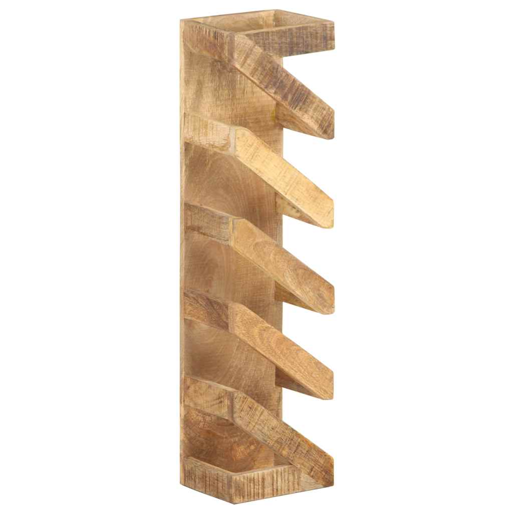 vidaXL 5-Bottle Wine Rack Solid Acacia Wood