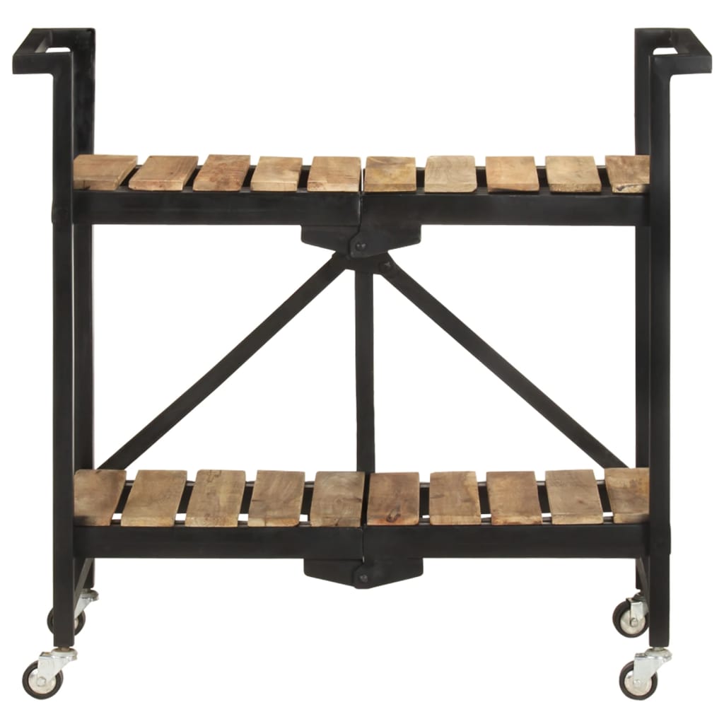 vidaXL Keukentrolley 87x36x81 cm massief mangohout