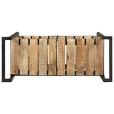 vidaXL Keukentrolley 87x36x81 cm massief mangohout