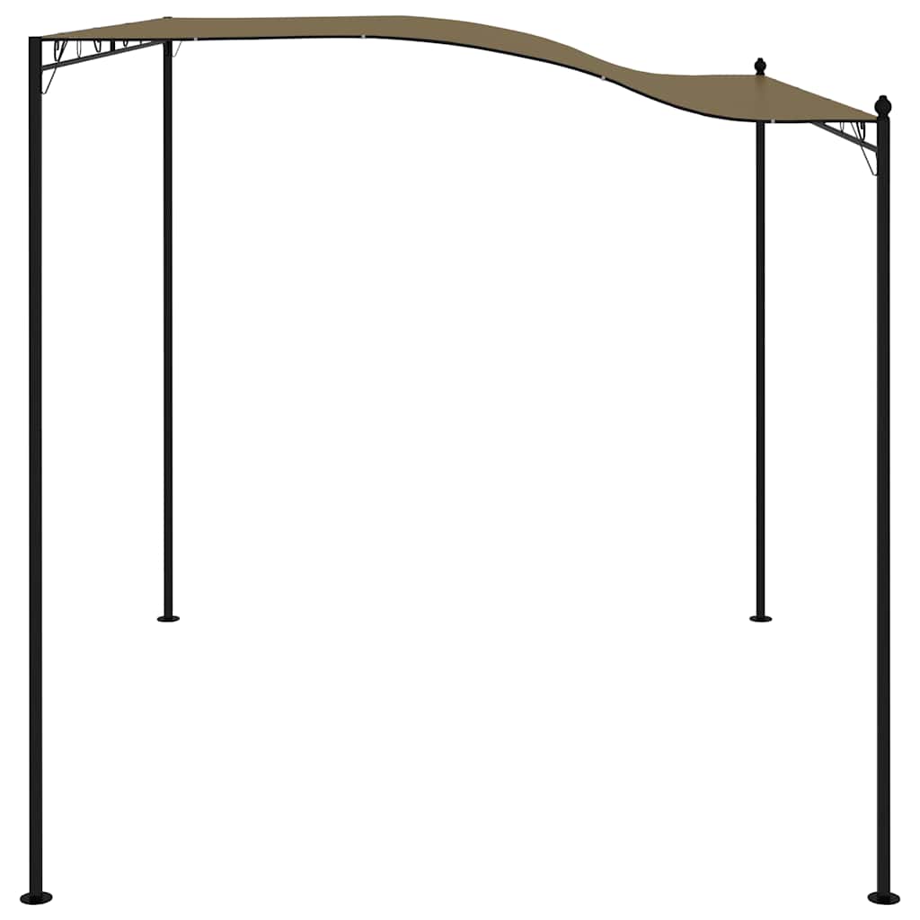 vidaXL Zonneluifel 180 g/m² 3x2,4 m taupe