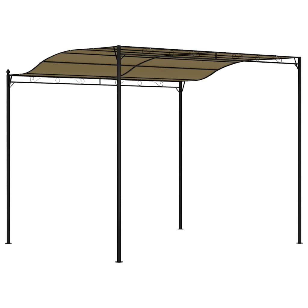 vidaXL Zonneluifel 180 g/m² 3x2,4 m taupe