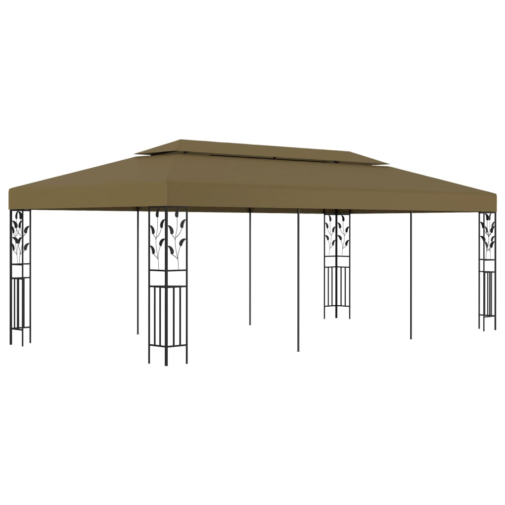 vidaXL Prieel 180 g/m² 6x3 m taupe