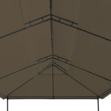 vidaXL Prieel 180 g/m² 600x298x270 cm taupe