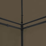 vidaXL Prieel 180 g/m² 600x298x270 cm taupe