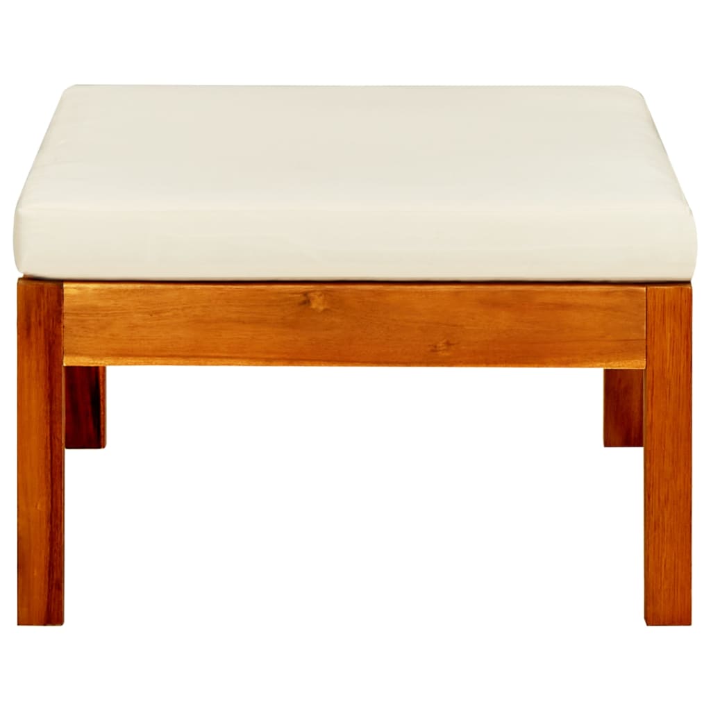 vidaXL Voetenbanken 2 st massief acaciahout