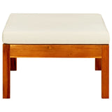 vidaXL Voetenbanken 2 st massief acaciahout