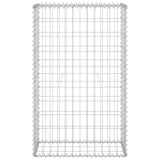 vidaXL Gabion Wall with Lids 60x30x100 cm Galvanised Steel