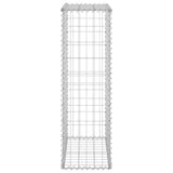 vidaXL Gabion Wall with Lids 60x30x100 cm Galvanised Steel