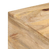 vidaXL Salontafel 67x67x45 cm massief mangohout