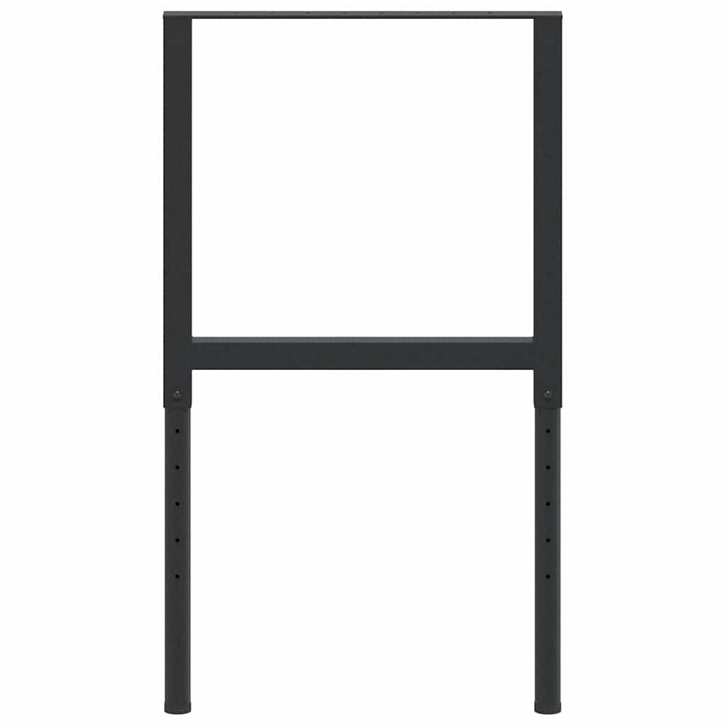 vidaXL Werkbankframes verstelbaar 2 st 55x(69-95,5) cm metaal zwart