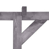 vidaXL Pergola 200x40x205 cm geïmpregneerd grenenhout grijs