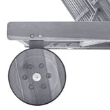 vidaXL Ligbed massief acaciahout