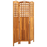 vidaXL Kamerscherm met 3 panelen 121x2x170 cm massief acaciahout