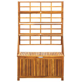 vidaXL Opbergbox met latwerk 99x55x160 cm massief acaciahout