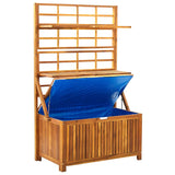 vidaXL Opbergbox met latwerk 99x55x160 cm massief acaciahout