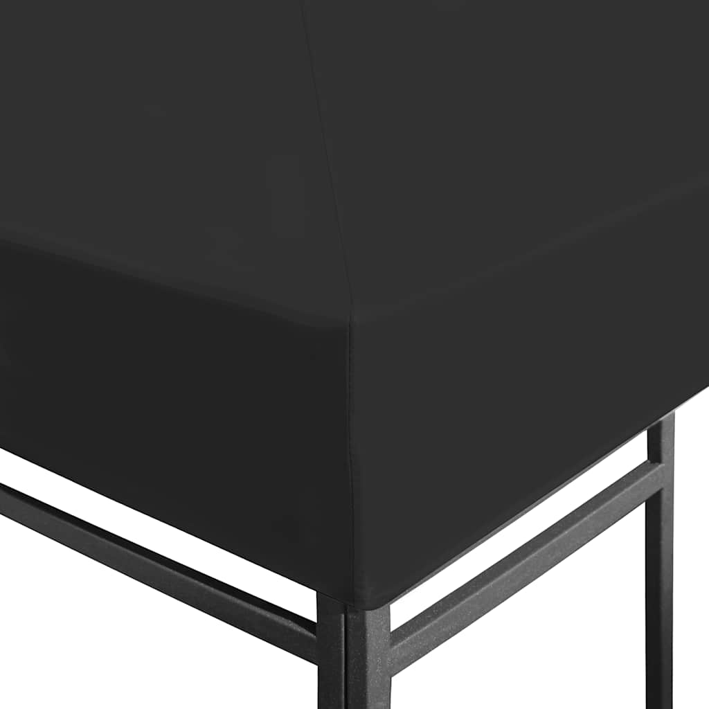 vidaXL Gazebo Roof 270 g/m² 3x3 m black
