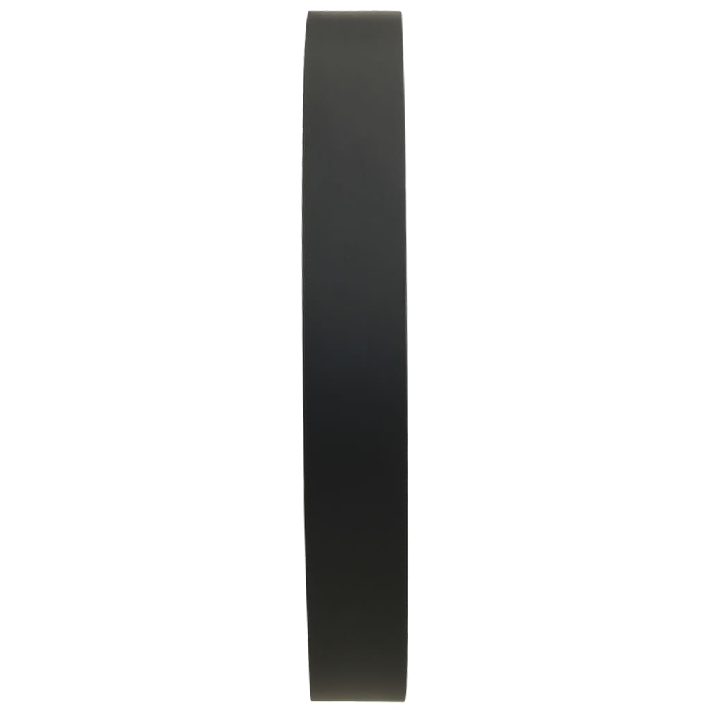 vidaXL Luminous Wall Clock 30 cm Black