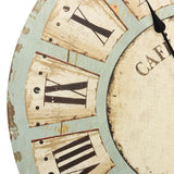 vidaXL Wall Clock 60 cm MDF Multicolour