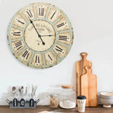 vidaXL Wall Clock 60 cm MDF Multicolour