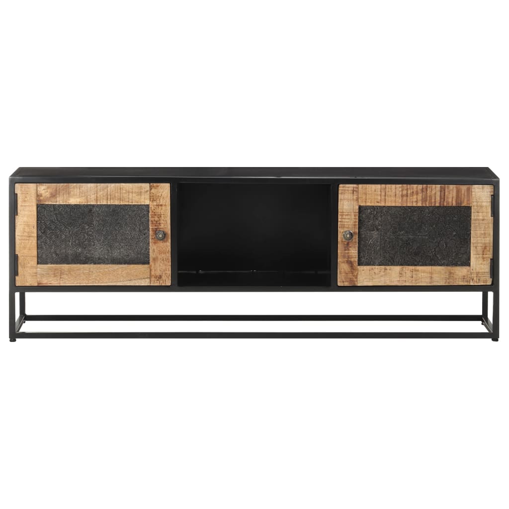 vidaXL Tv-meubel 120x30x40 cm ruw mangohout