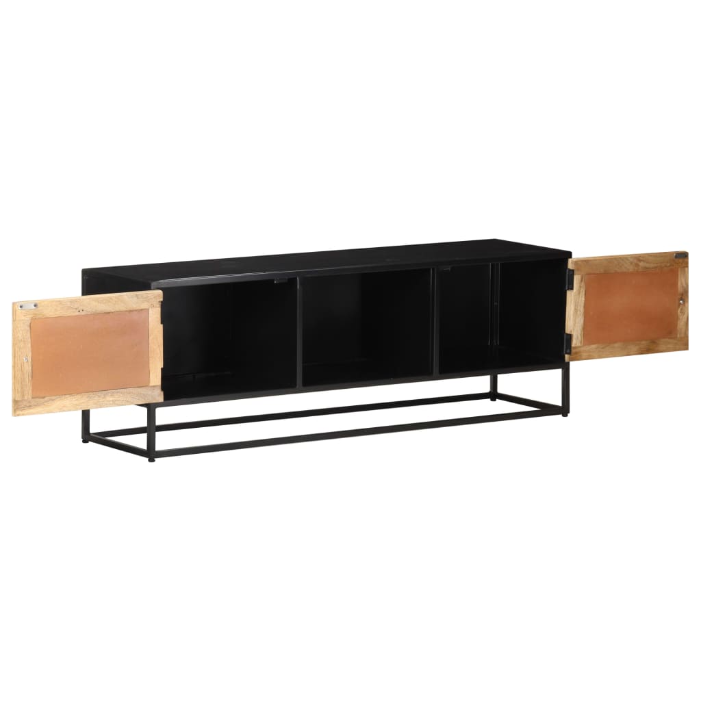 vidaXL Tv-meubel 120x30x40 cm ruw mangohout